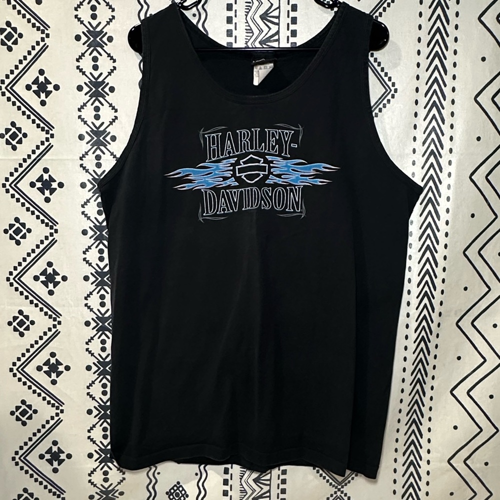 Y2K Harley Davidson Muscle‎ Shirt Aurora Colorado Men Size XL made in USA